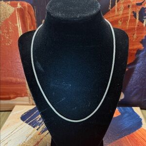 925 Sterling Silver Ball Bead Necklace for Women